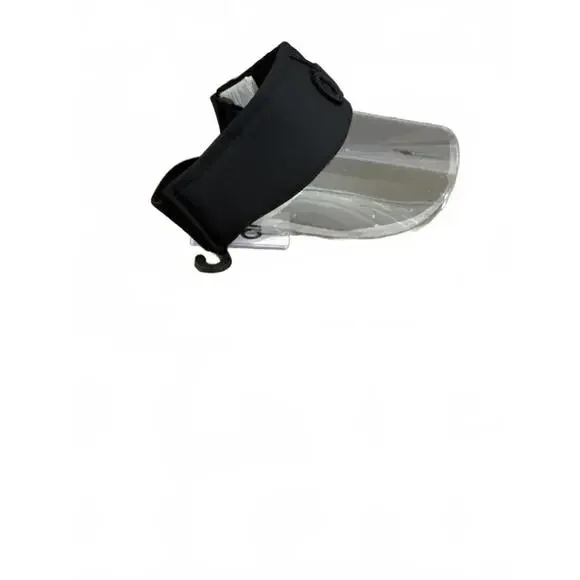 AUTHENTIC Alo Airlift Black Adjustable Visor with Clear Shield - Picture 2 of 6